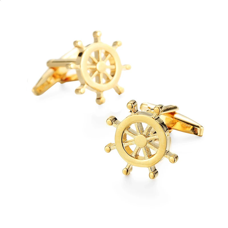 High quality bus airplane bicycle motorcycle cufflinks mens French shirt badges ship anchor cufflinks factory direct wholesale 260626 - view 6