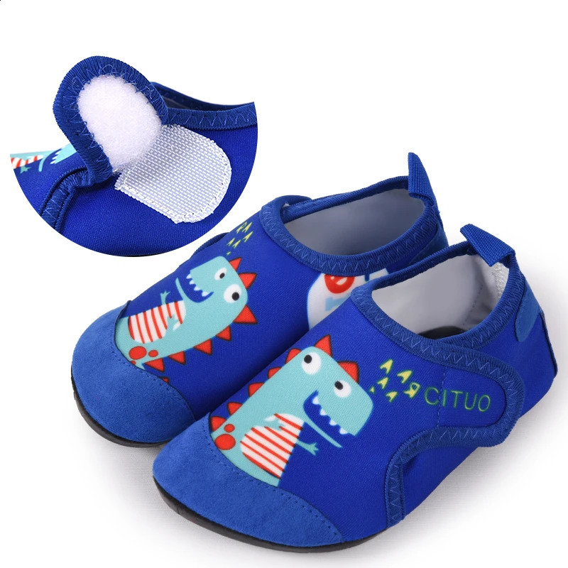 Summer Children Unicorn Dinosaur Swimming Shoes Outdoor Beach Wading Shoes Kids Quick-Dry Water Shoes Barefoot Sports Socks 260622 - view 3