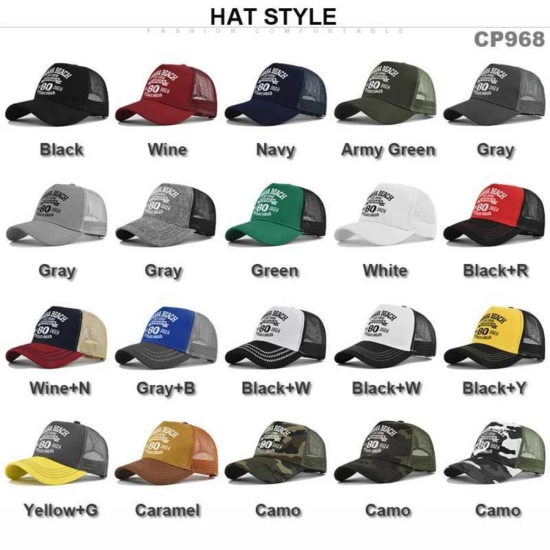 Printed Spring Summer 2025 Fashion Mesh Breathable Baseball Gorras Personality for Men WomenCouples Visor Hat Casquette M260626 - view 4