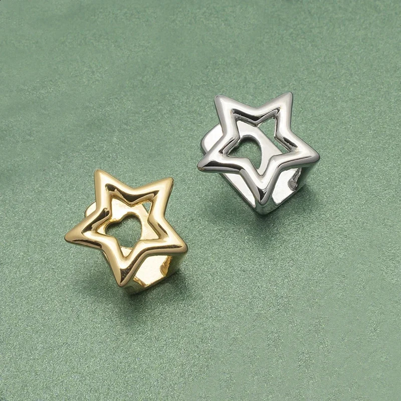 Hollow Star Teeth Grillzs Hip Hop Gold Silver Color Pentagrams Tooth Caps For Women Men Jewelry Party Gift 260626