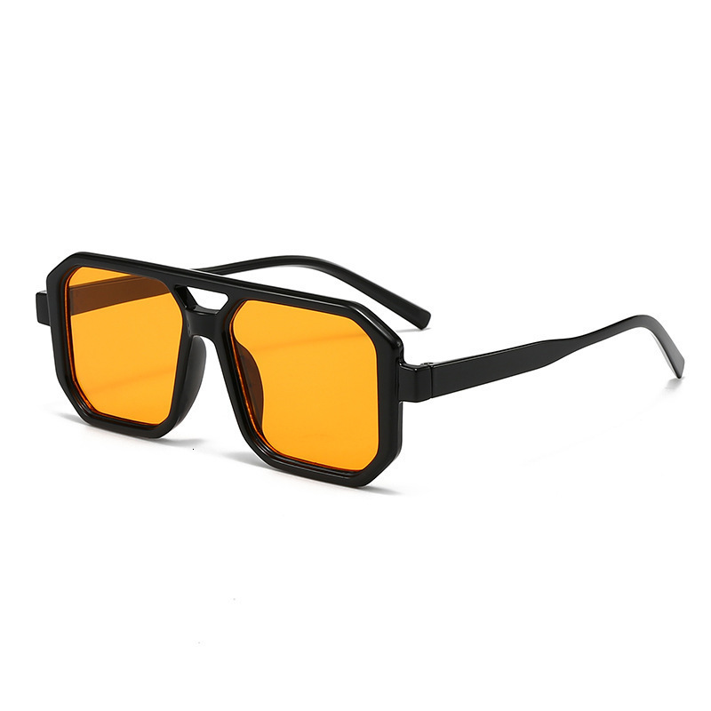 2026 Designer's New Luxury Large Frame Sunglasses Simple Men's And Women's Sunglasses European And American Sunglasses Trend Driving Pe - view 6