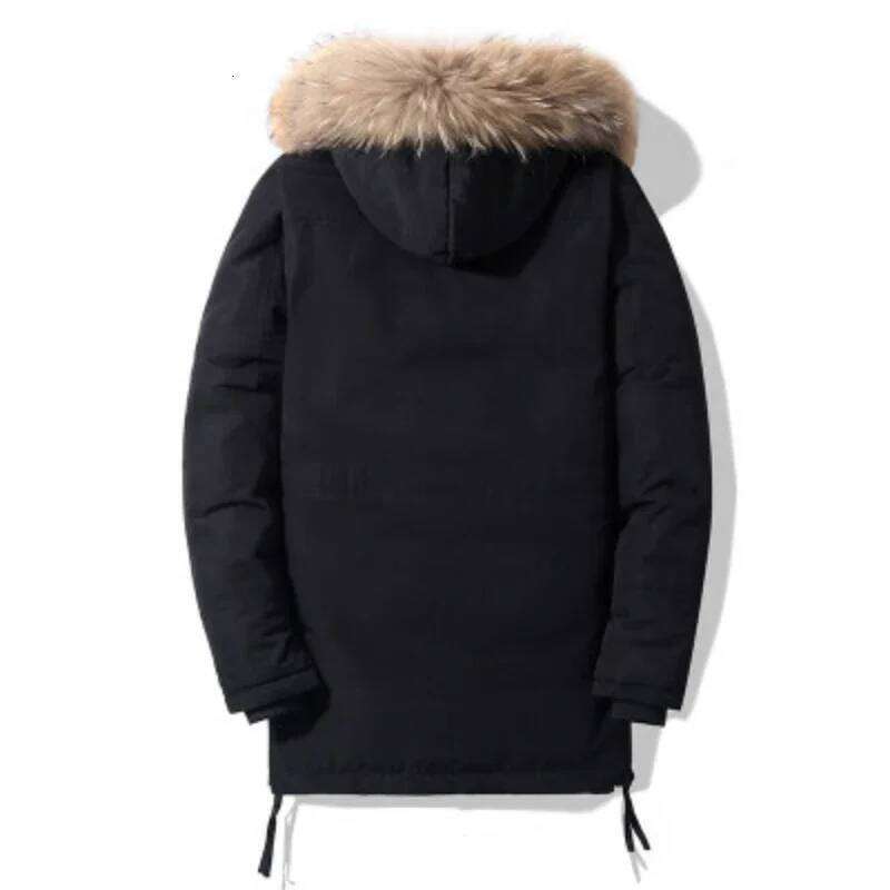 Casual Warm Fashion Big Men's Down Jacket in Korean Version Youth Long Thick Winter Clothing Daily Coat jacket W260626 - view 6