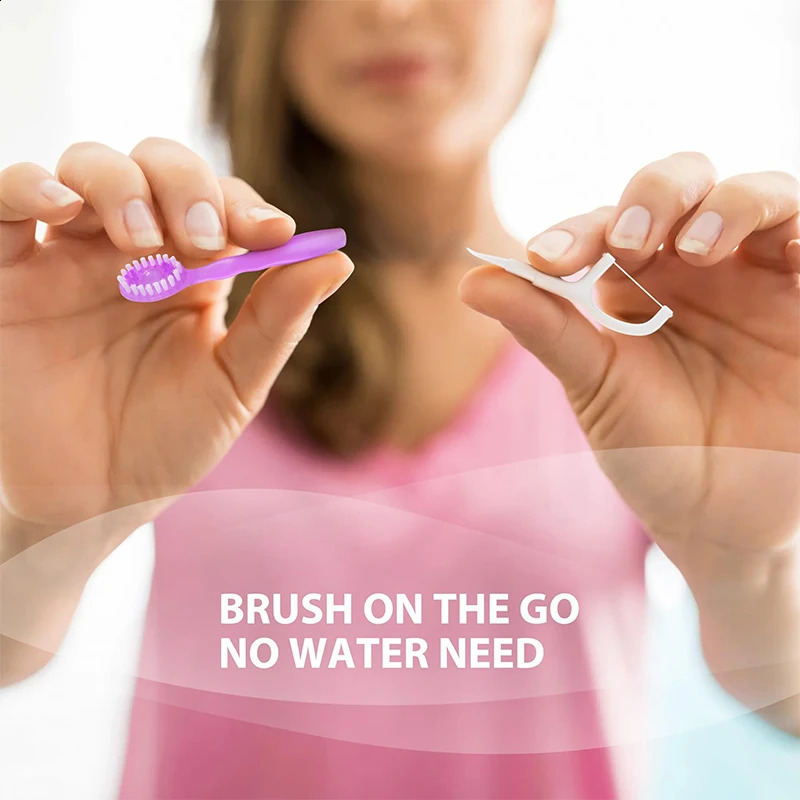 YUNChi Exploded Bead Toothbrush Disposable Cleaning Includes Mouthwash Portable Travel With Dental Floss 260615 - view 5