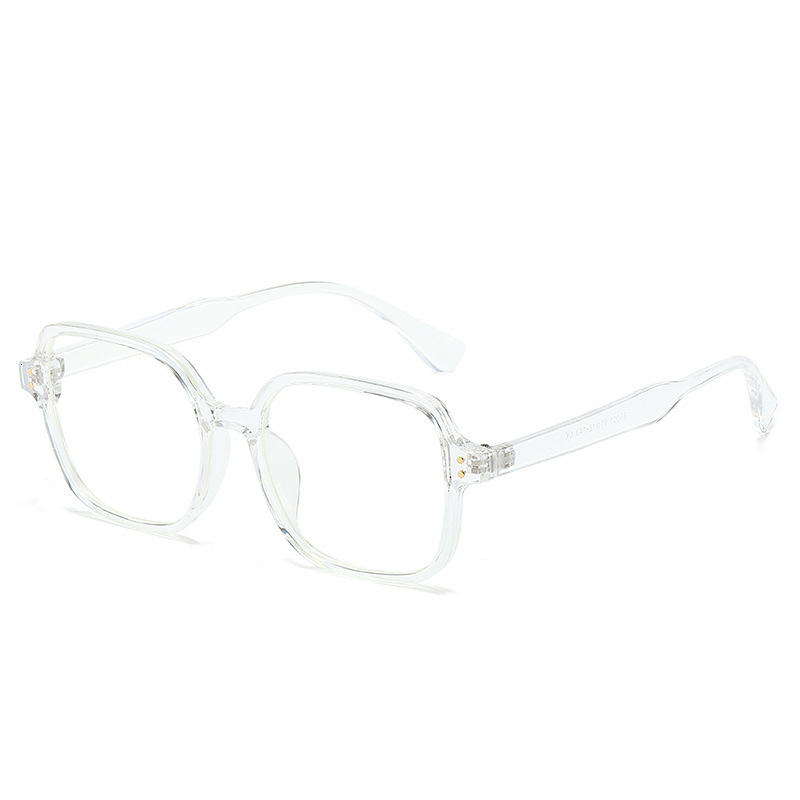 New Eyeglass Unique Simple Square Frame, Fashionable And Can Be Fitted With Prescription Lenses, Suitable For A Bookish Look - view 6
