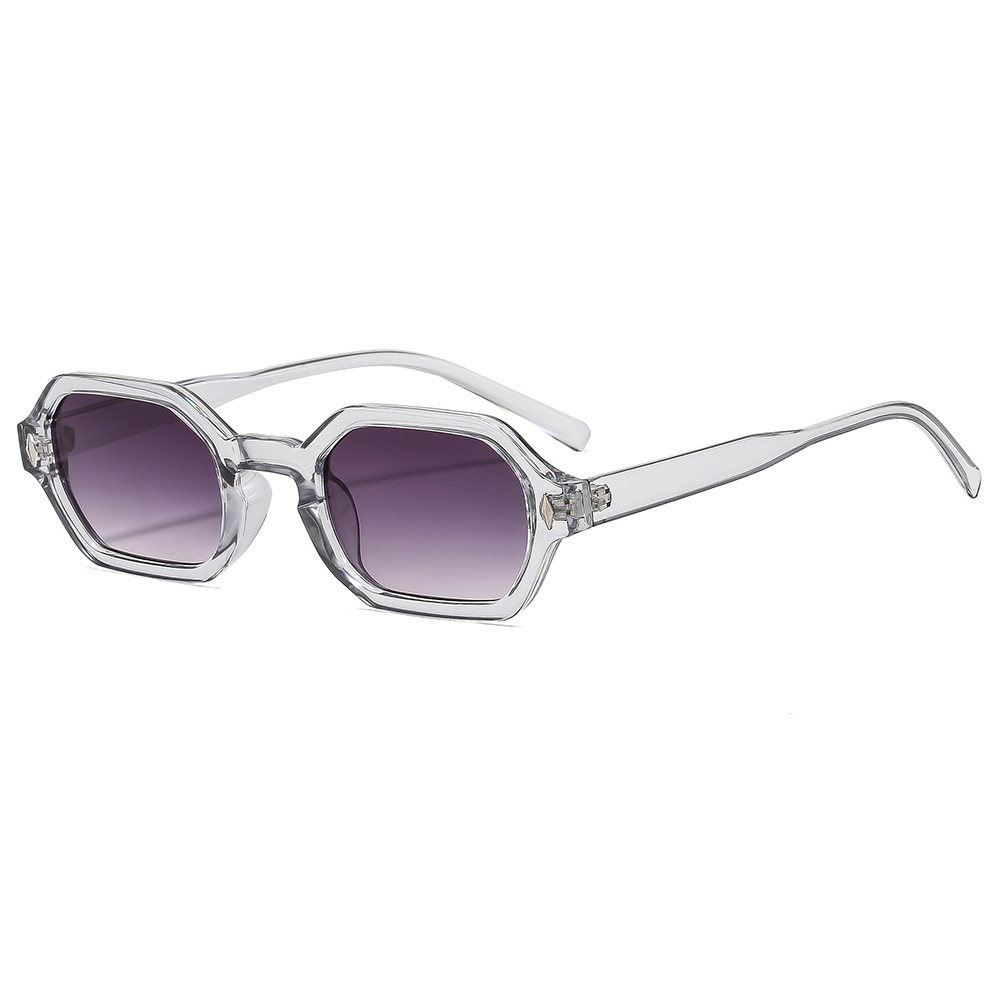 New Polygonal Small-Frame Sunglasses, Retro Trendy European And American Fashion, High-End Sun Protection Vacation Sunglasses For Women - view 6