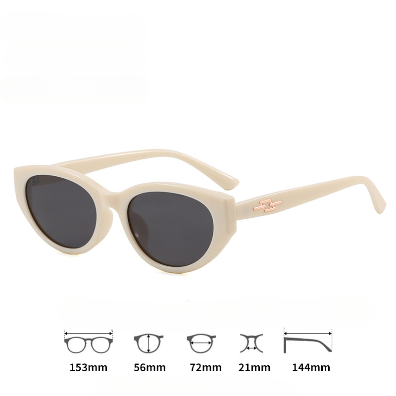 Retro Cat Eye GM Sunglasses for Women High End Polarized Korean Style TR Fashion Glasses Trendy Sunglasses for Men New Model - view 7