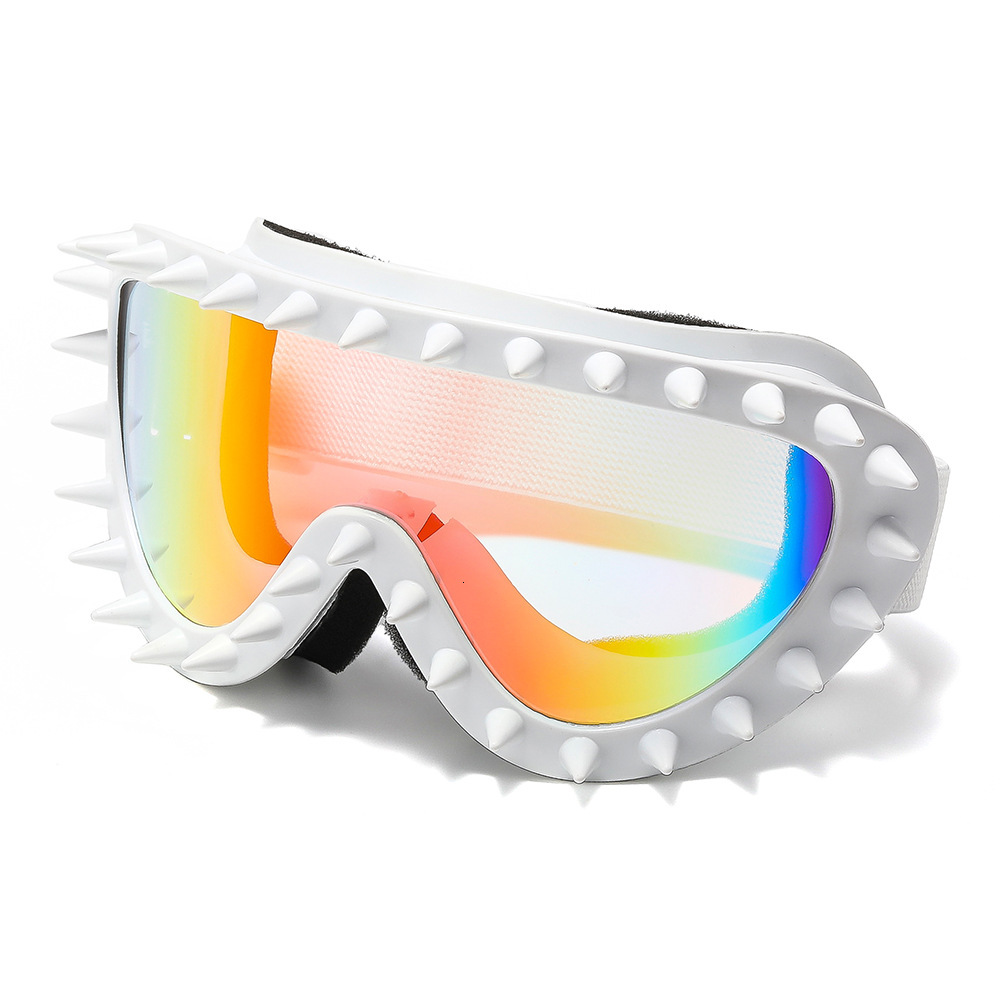 European And American Designer Style Cycling Goggles Personalized Rivet Ski Goggles Men's And Women's Outdoor Sports Windproof Sunglasses Tr - view 5