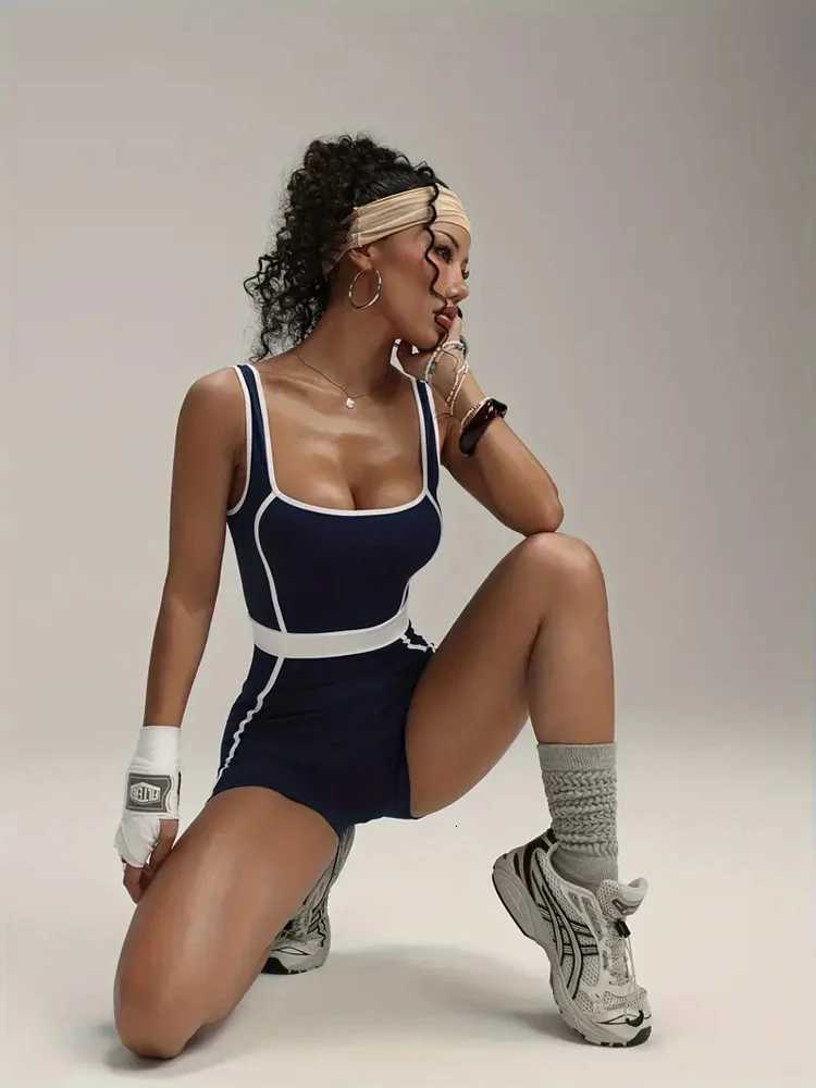 Tracksuit Seamless Yoga Set Womens Yoga Jumpsuits One Piece Workout Rompers Sportswear Gym Set Workout Clothes Women Bodysuit M260626 - view 5