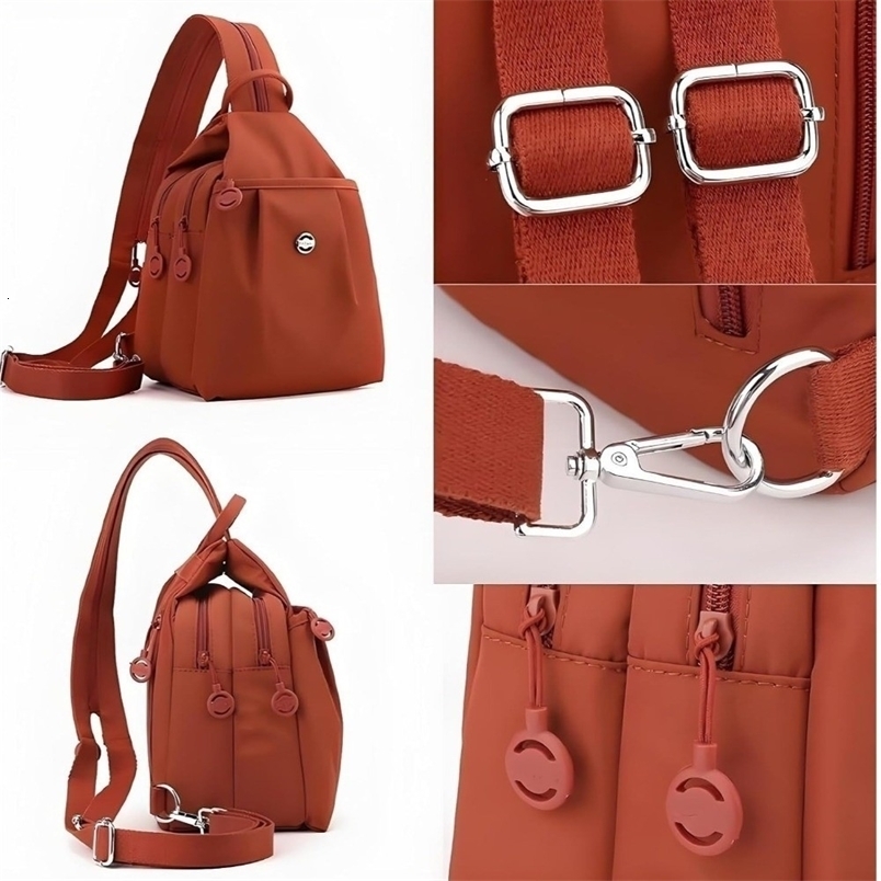 Oxford Fabric Backpack Multi Layer Large Capacity Chest Bags Waterproof Multipurpose Travel Bag Unisex y260615 - view 1