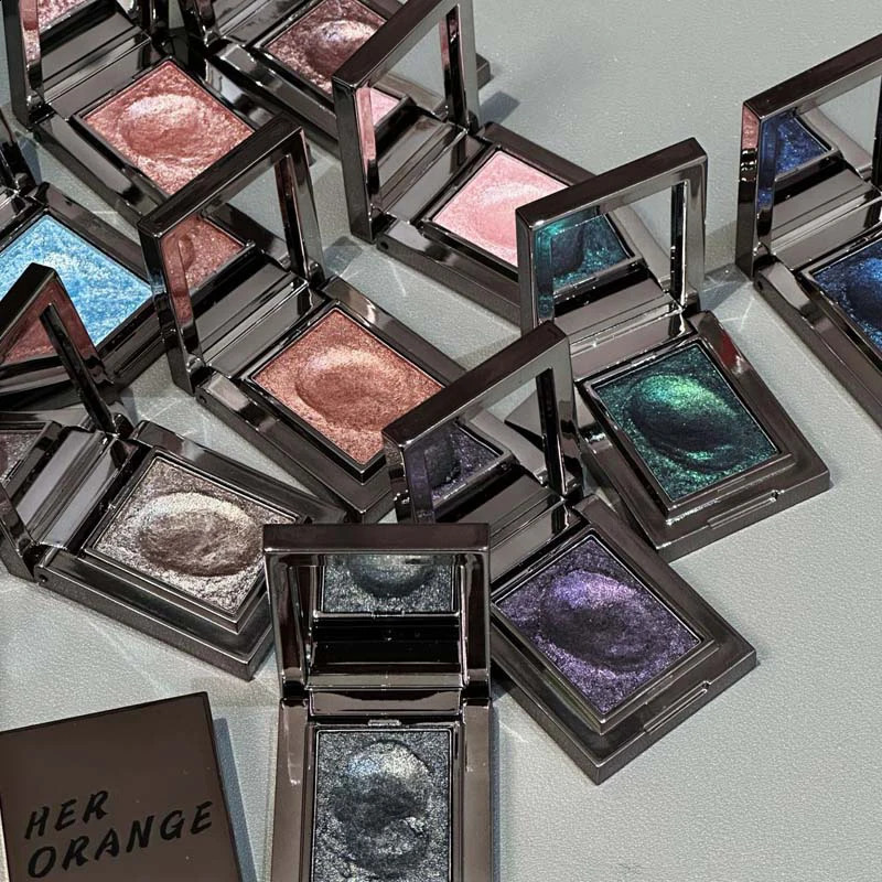 Chameleon Dark Green Eyeshadow Palette Fine Easy-To-Apply Sparkling Pearlescent Mashed Potato Eye Shadow Makeup 260626 - view 7