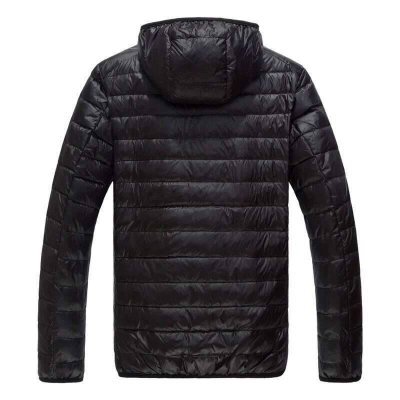 Blue Men's Hooded Coat, Zipper Control Winter Jacket, Fashion Hot Sale Jaqueta Asian Size M-5XL Lightweight/ Parkas W260626 - view 3