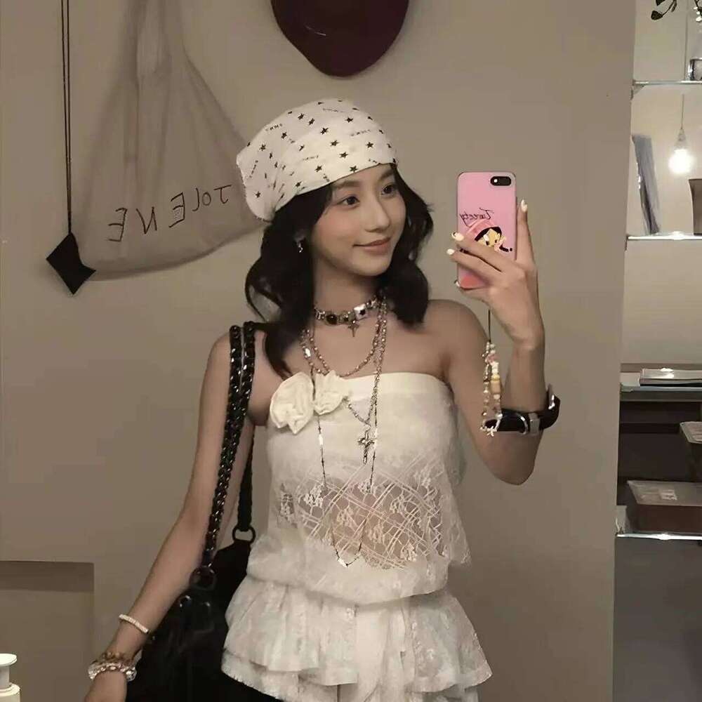 Leisure Style Cotton-linen Star Printed Headscarf Summer Ladies' Trendy and Versatile Square Scarf Fashionable Hair Accessory 26Y06226 - view 6