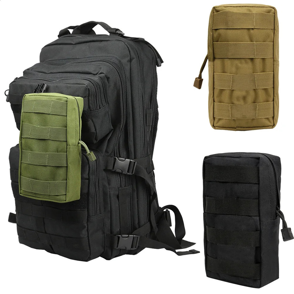 Outdoor Molle EDC Pouch Waterproof Nylon MultiPurpose Pack Tactical Universal Hunting Camping Bag MOLLE Accessories Pocket 260625 - view 3
