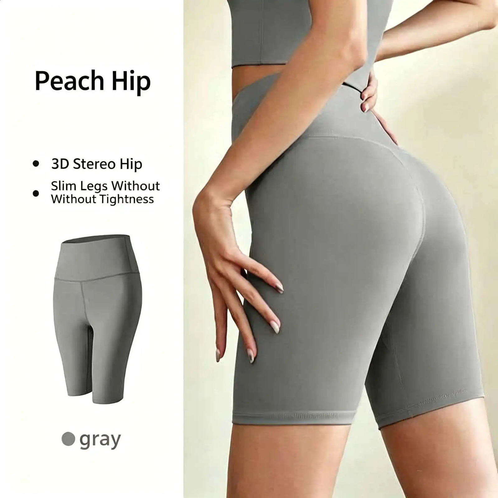 High-Waist Women Yoga Shorts Breathable Quick-drying Fitness Shorts Butt Lift Sports Running Cycling Push-Up Workout Gym Shorts 260626 - view 3