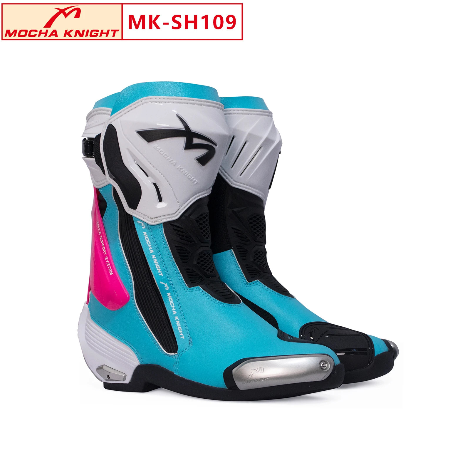 BENKIA Mocha Motorcycle Track Riding Boots CE Certification Professional Racing Botas Waterproof High Quality SH109 260626 - view 5
