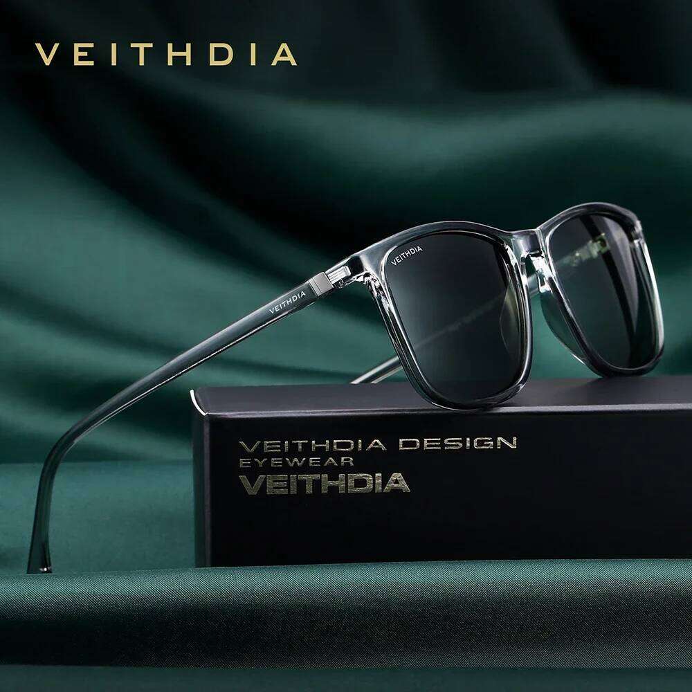 VEITHDIA Brand New Unisex Retro TR90 Sunglasses Polarized UV400 Lens Vintage Eyewear Sun Glasses For Men/Women 7521 26Y0626 - view 3