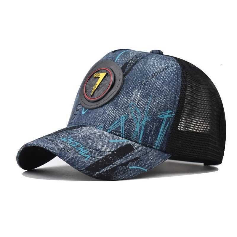 Design Personality 7 Letter New Retro Mesh Baseball For Men Women Autumn Summer SnapHat High Top Network Sun Hat Gorras M260626 - view 4