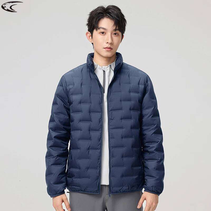 LNGXO Men's Down Padding Jackets Winter Warm Waterproof Windproof Lightweight Windbreaker Camping Hiking Mountaineering Coat W260626
