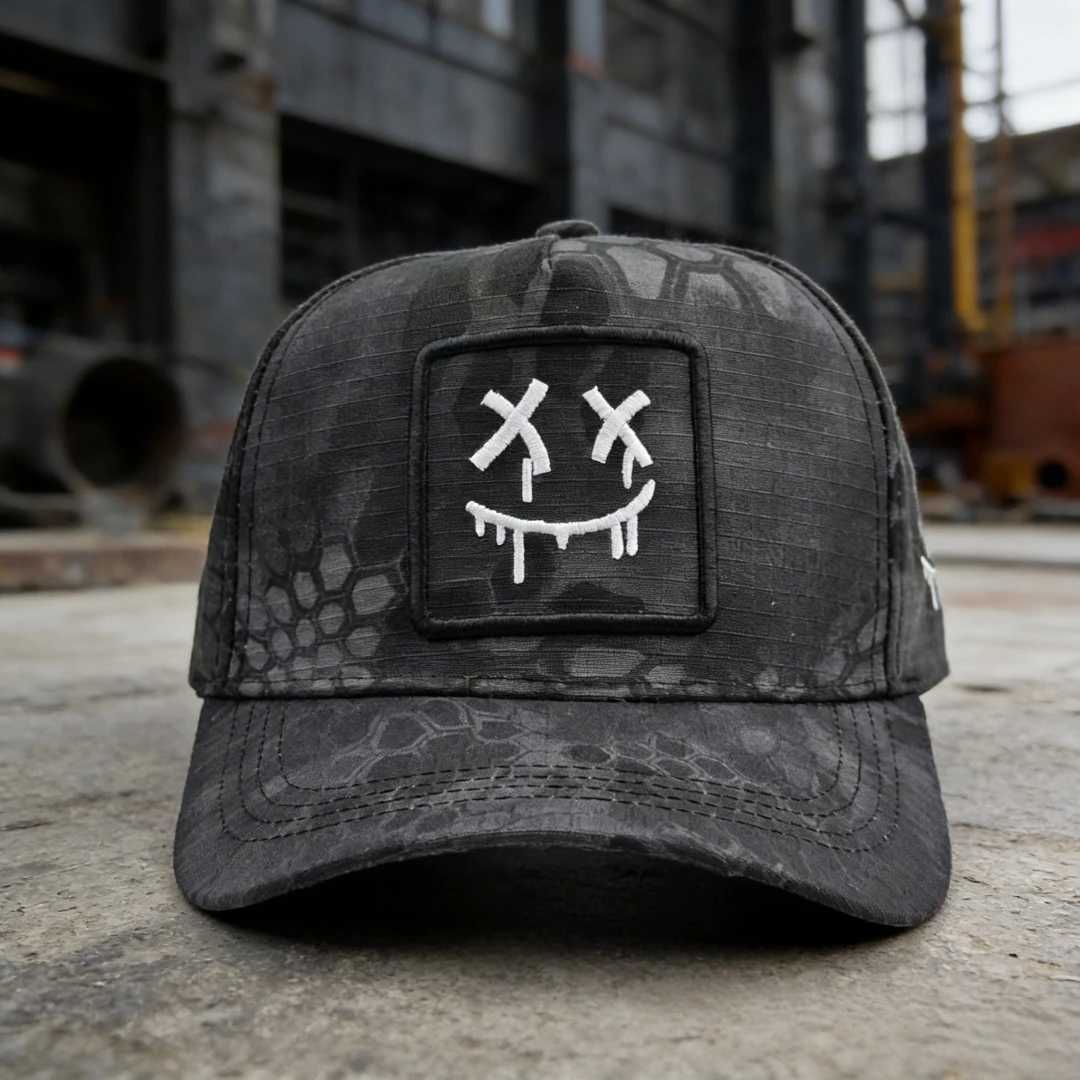 unique Fashionable camouflage hat with embroidery design - stand out in summer style ideal for casual outings paired with swim M260626 - view 4