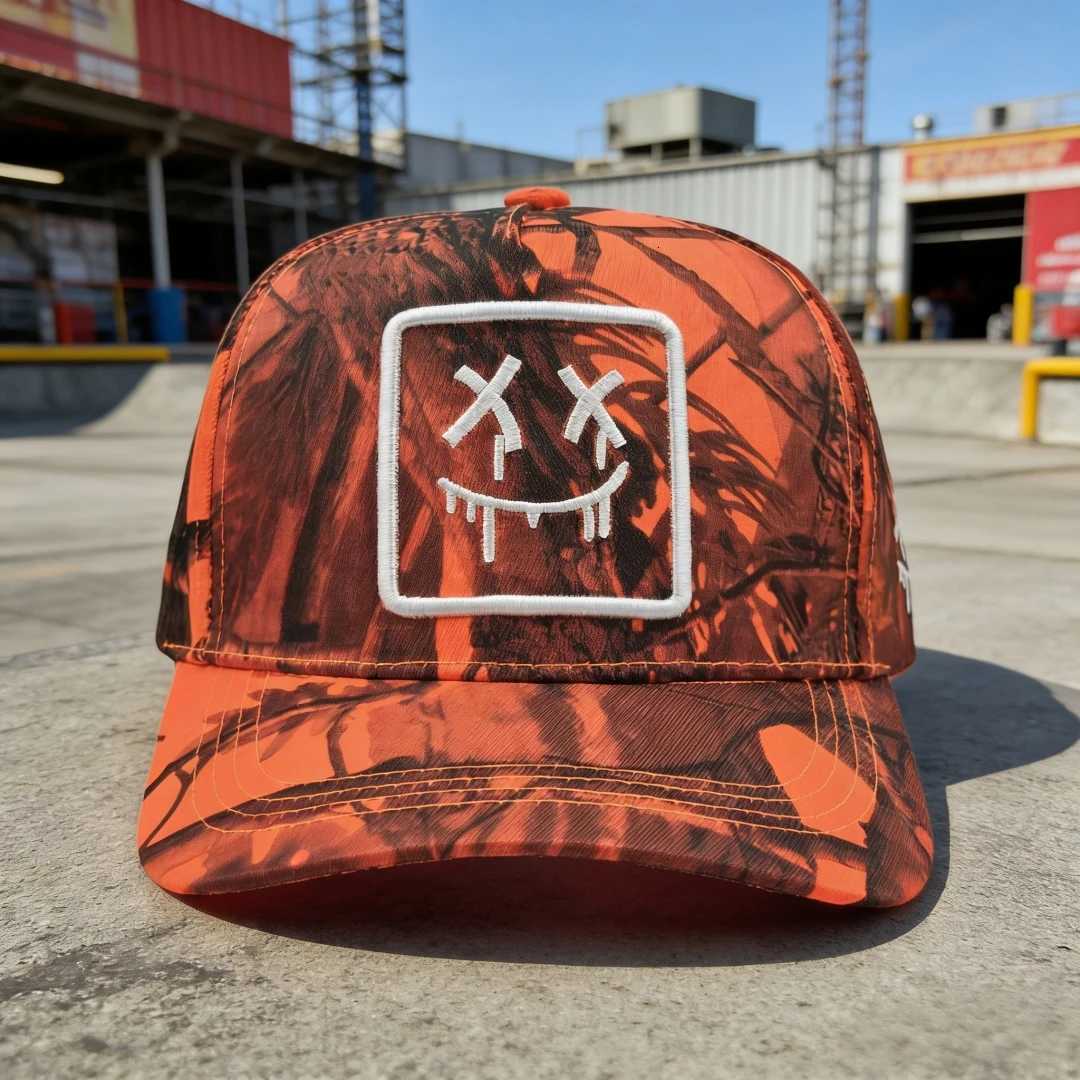 unique Fashionable camouflage hat with embroidery design - stand out in summer style ideal for casual outings paired with swim M260626 - view 5