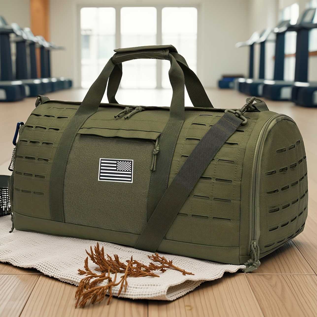 Tactical Travel Bag For 40L Men Fitness Duffel Bag Basketball Weekender Bag carry on luggage Outdoor camping equipment M260626
