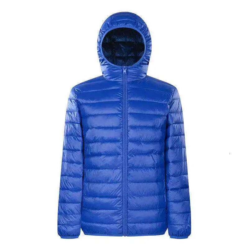 2024 New 90% White Duck Super Light Down Jacket Men's Lightweight Thermal Hooded Feather Coat W260626 - view 5