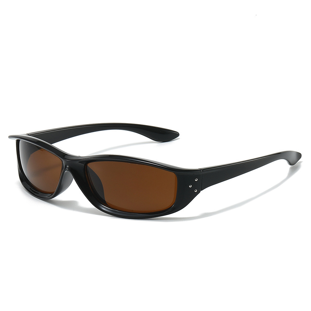 2026 New Square Y2k Style Rivet Futuristic Trendy For Men Women, Popular Among Internet Celebrities, European And American Sunglasses - view 6