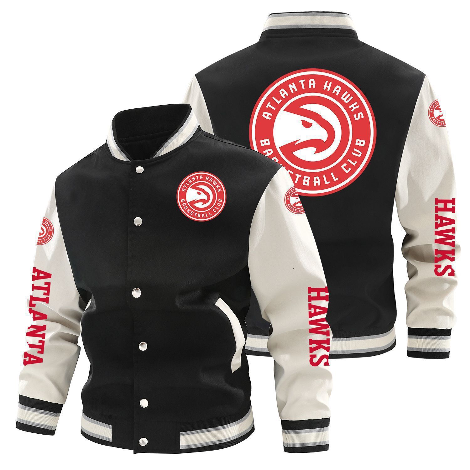2026 Designer Men's Ball Clothing Trendy Brand Youth Coat Jacket European And American Baseball Clothing Team Digital Printed Large Baseball Clot - view 4