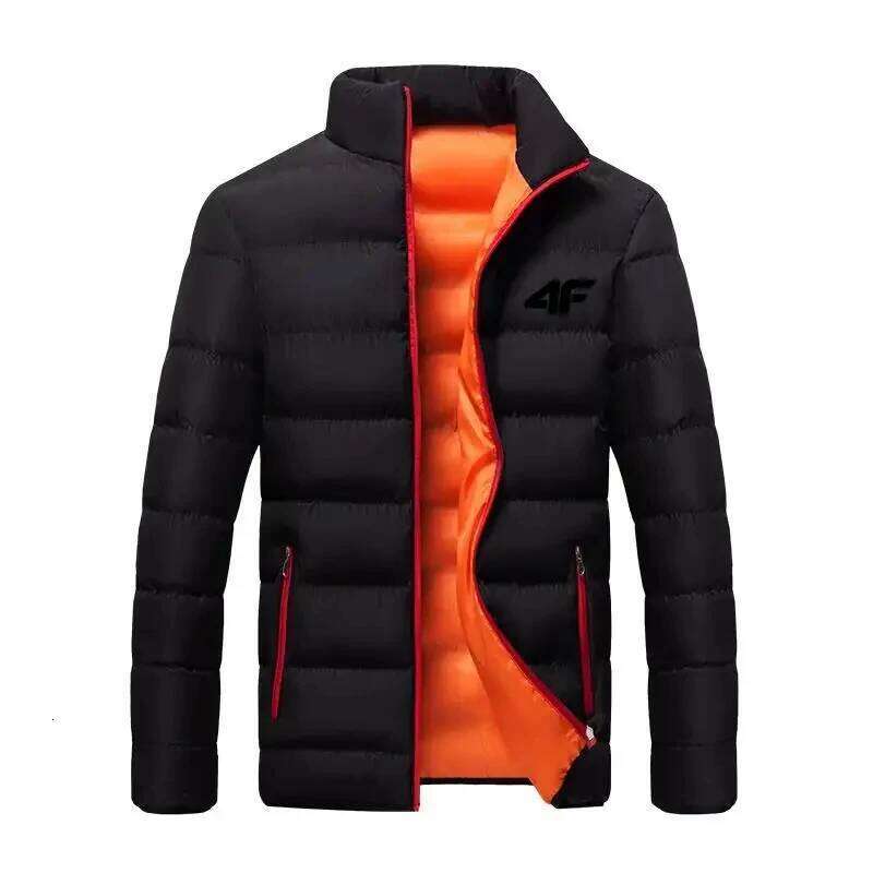 2024 New Cotton Clothing Winter Men's High Quality Casual Fashion Lightweight Business Stand up Collar Warm Coat W260626 - view 5