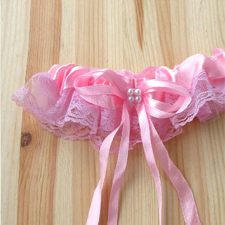 Stage Wear Lace Bow Tie Garter Thigh Ring, Women Sexy Adjustable Band, Universal Cosplay Costume Accessory - view 4