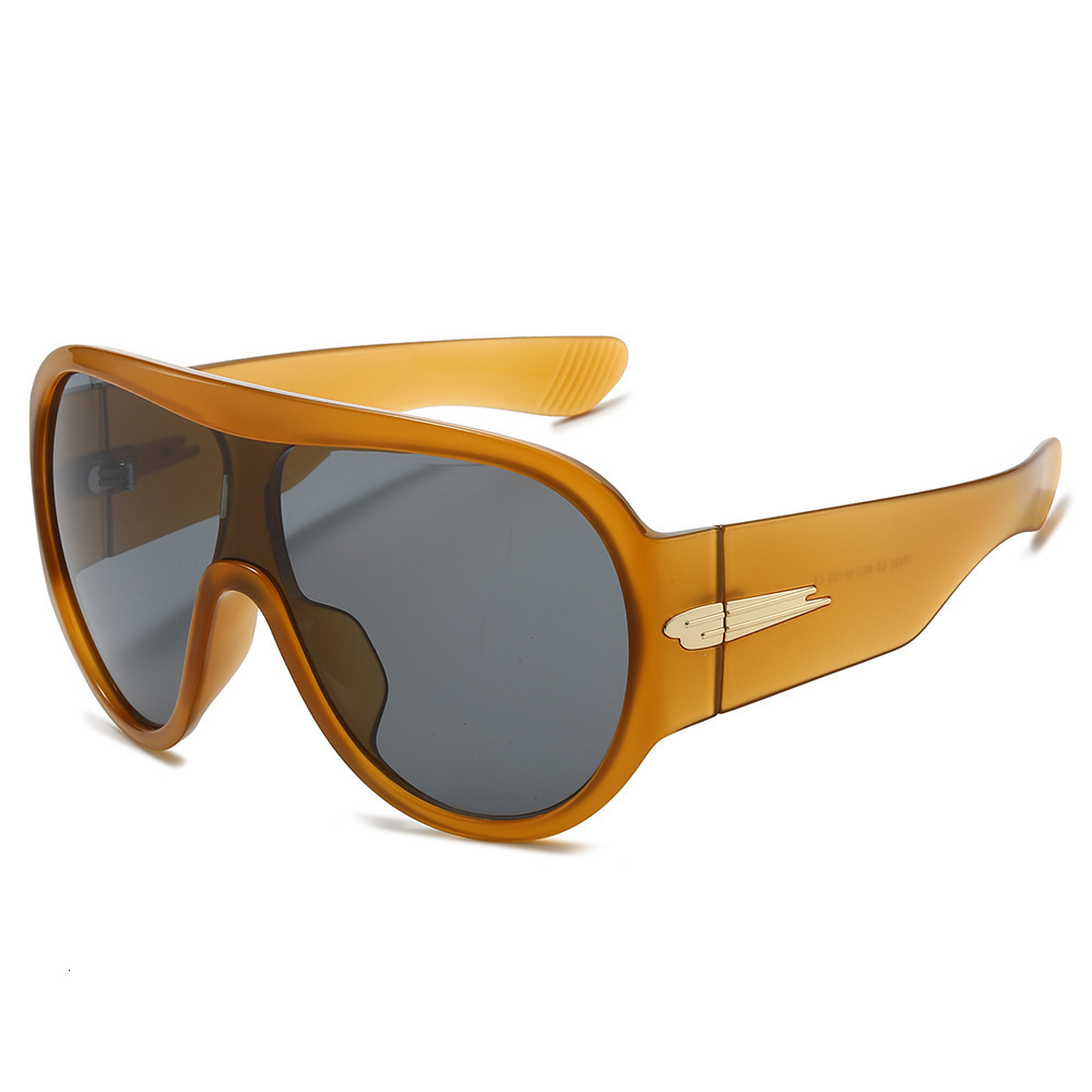 New High-Quality Large-Frame Fashion For Sales, 2026 Model, Same Style As Popular On Social Media, Super Cool UV Protection Sunglasses - view 4