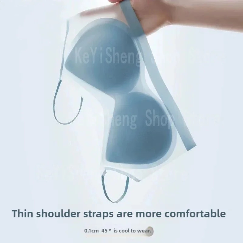 Breathable Ice Silk Bra Lingerie Womens seamless back halter vest wraps bra small breasts sexy and comfortable 260626 - view 6