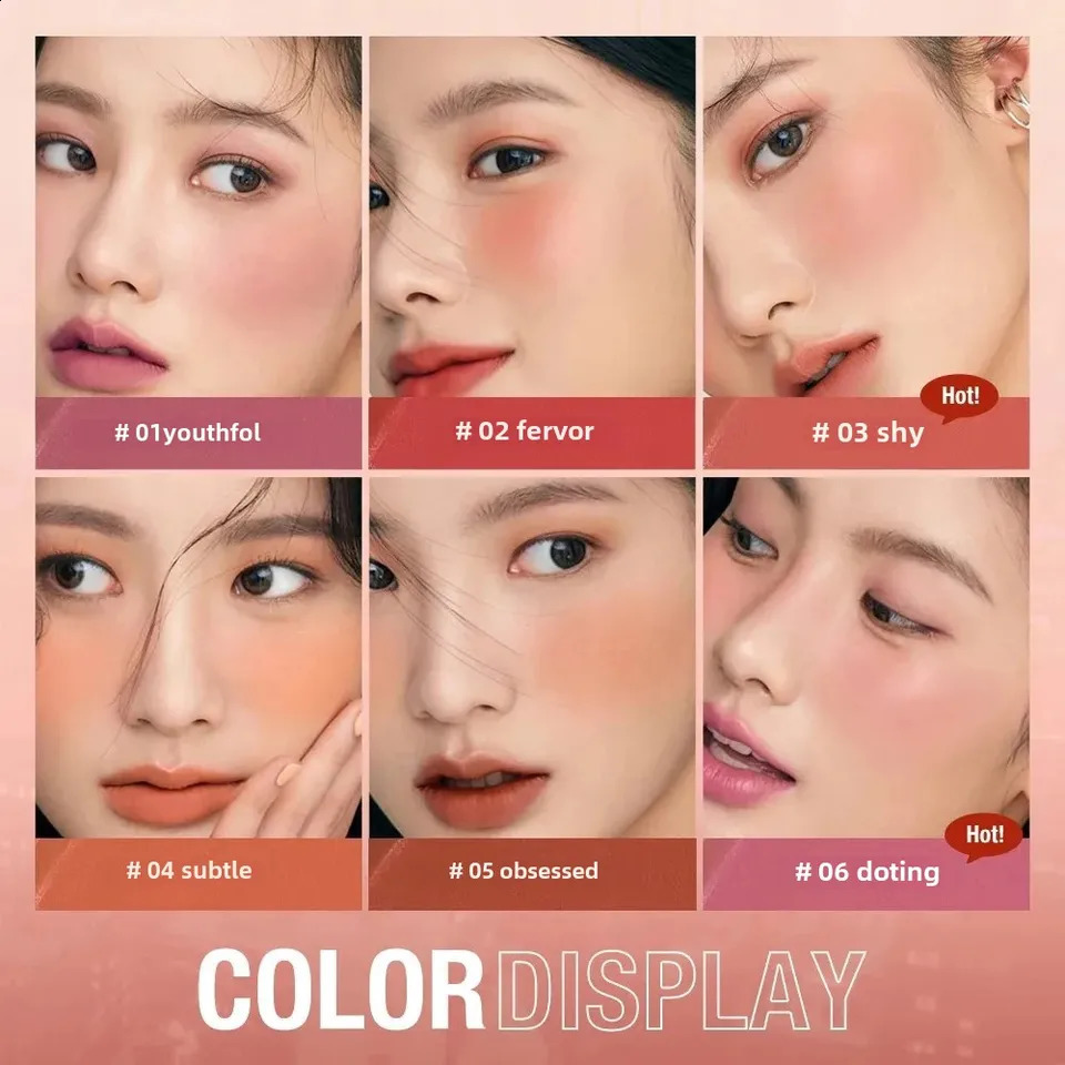 OTWOO Multi-functional Makeup Lipstick Blush Shadow Waterproof Lightweight Cheek Cream Smooth Texture 260626 - view 5
