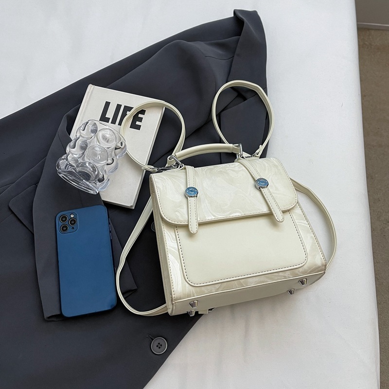 Summer New Niche French Style Women Backpack, Unique Trendy Large Capacity Casual Handheld Fashion Handbag - view 4