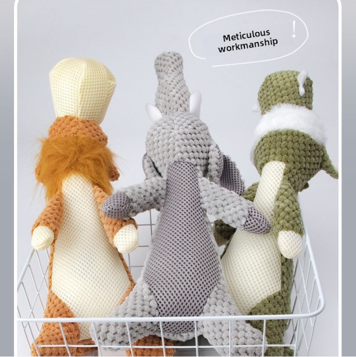 Squeaking Squeazy Soft Toy - Durably Made for Small-Medium Pups - view 5