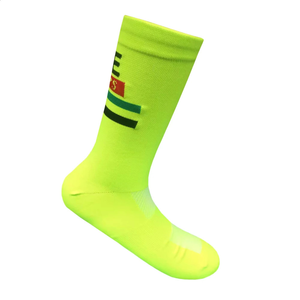 White TREKKING Cycling Socks Non Slip UAE Team Soccer Socks Cushioned Breathable Running Yoga Basketball Bike Sports Grip Socks 260626 - view 5