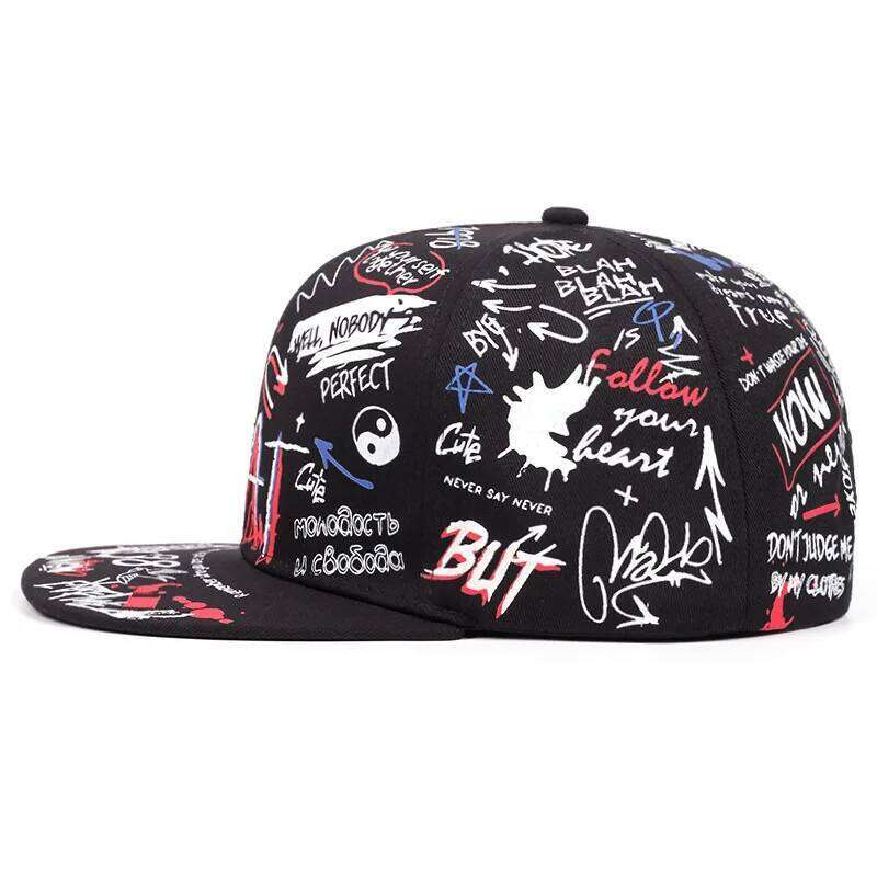 1pc Unisex Graffiti Printing Baseball for Men,summer Outdoor Shade Hip-hop Women Summer Caps Adjustable Leisure Hats W260626 - view 5