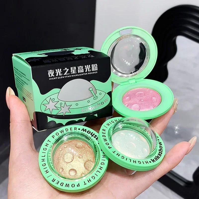 Planet Space Highlighter Powder Brighten Fairy Adas Shimmer Water Light Contour Face Body Makeup Cosmetics 260615