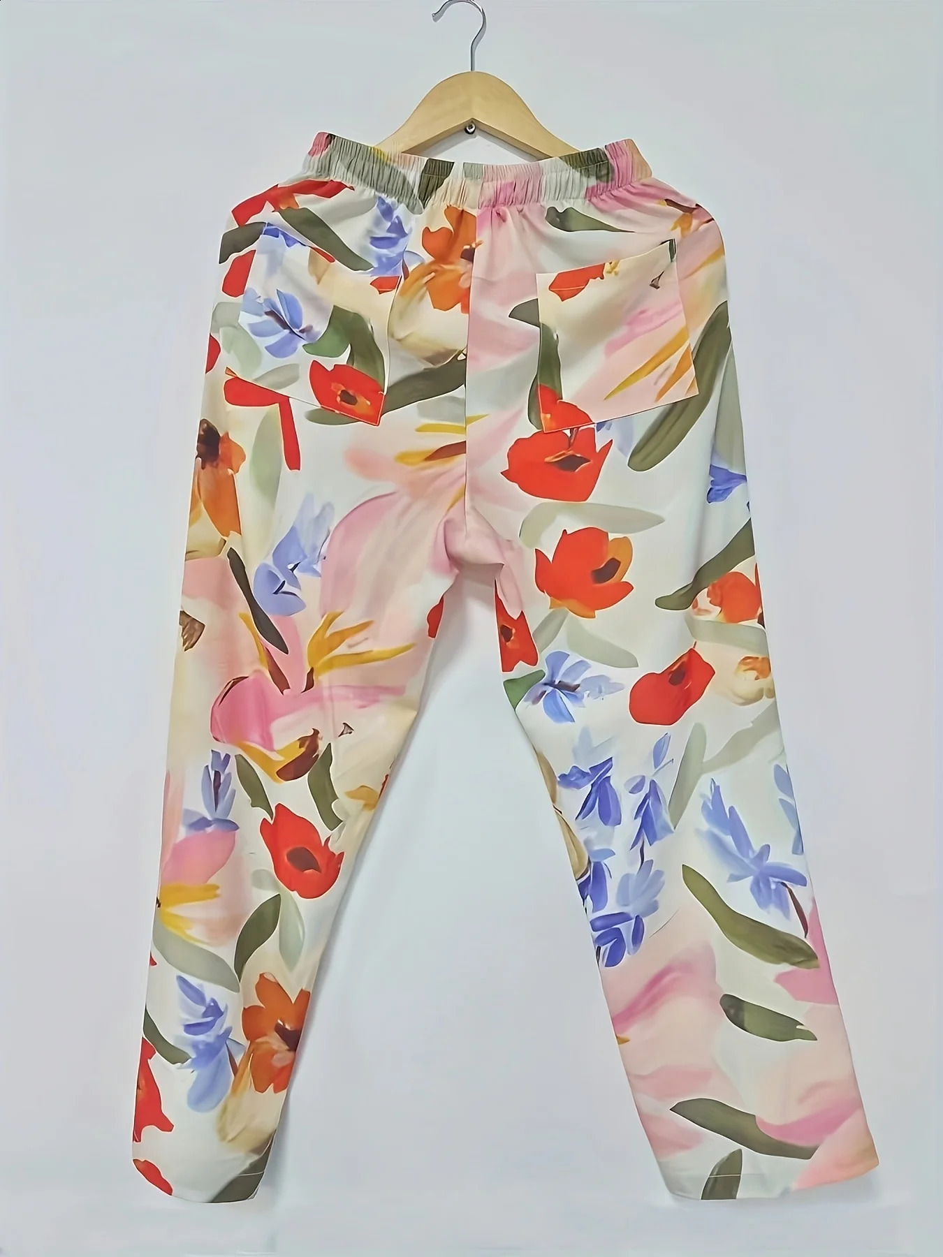 Printed HighWaisted Casual Pants Versatile Womens Trousers Styles Summer Clothing 260625 - view 3