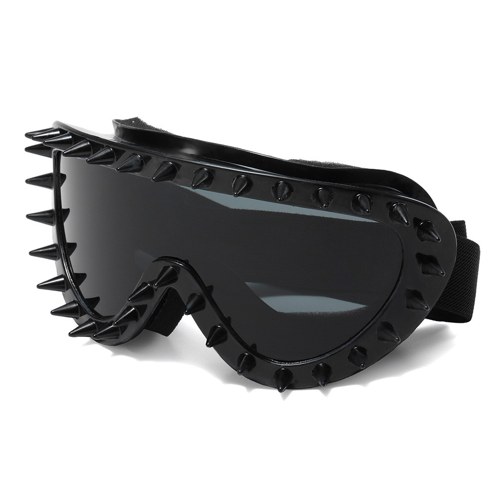 European And American Designer Style Cycling Goggles Personalized Rivet Ski Goggles Men's And Women's Outdoor Sports Windproof Sunglasses Tr