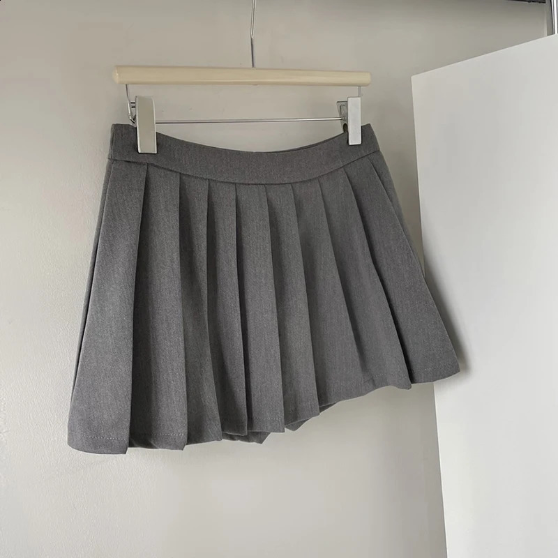 Y2k Mini Skirt Women Harajuku Preppy Black Pleated Skirts Summer Korean Kawaii Fashion High Waist White A Line Tennis Faldas 260626 - view 7