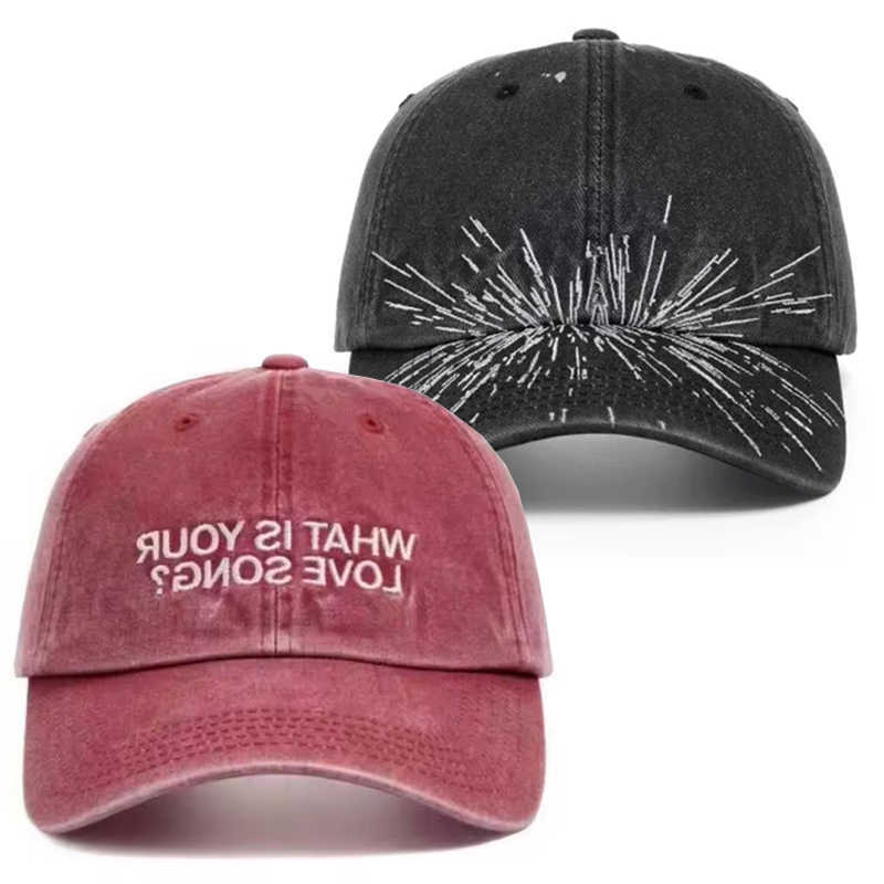 Your Is Kpop Love What Song Same Embroidery Baseball Tour Concert Visors Fashion Women Men Outdoor Baseball Caps M260626 - view 1