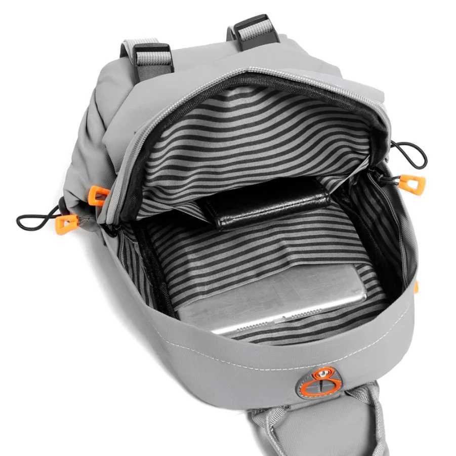 Bag CAOX Waterproof Nylon Crossbody - Mens Chest Sling Backpack Compact Shoulder Messenger Bag Travel Outdoor Hiking Pack M260626 - view 4