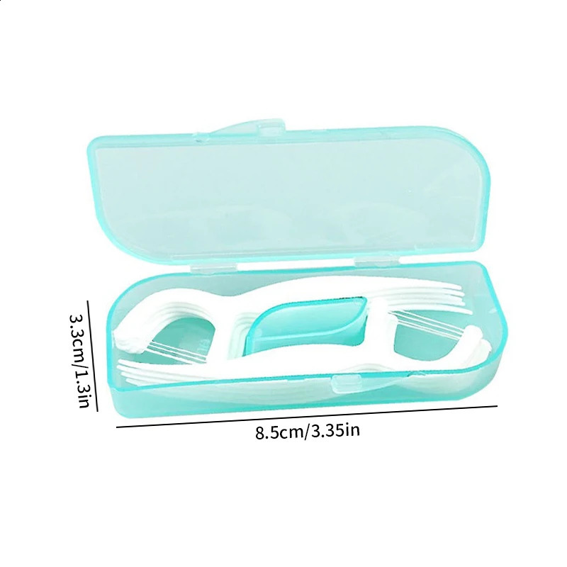Teeth Floss Box Set of 10 Household HighEnd Creative Toothpick Ultra Fine Light y Portable Mini 260626 - view 7