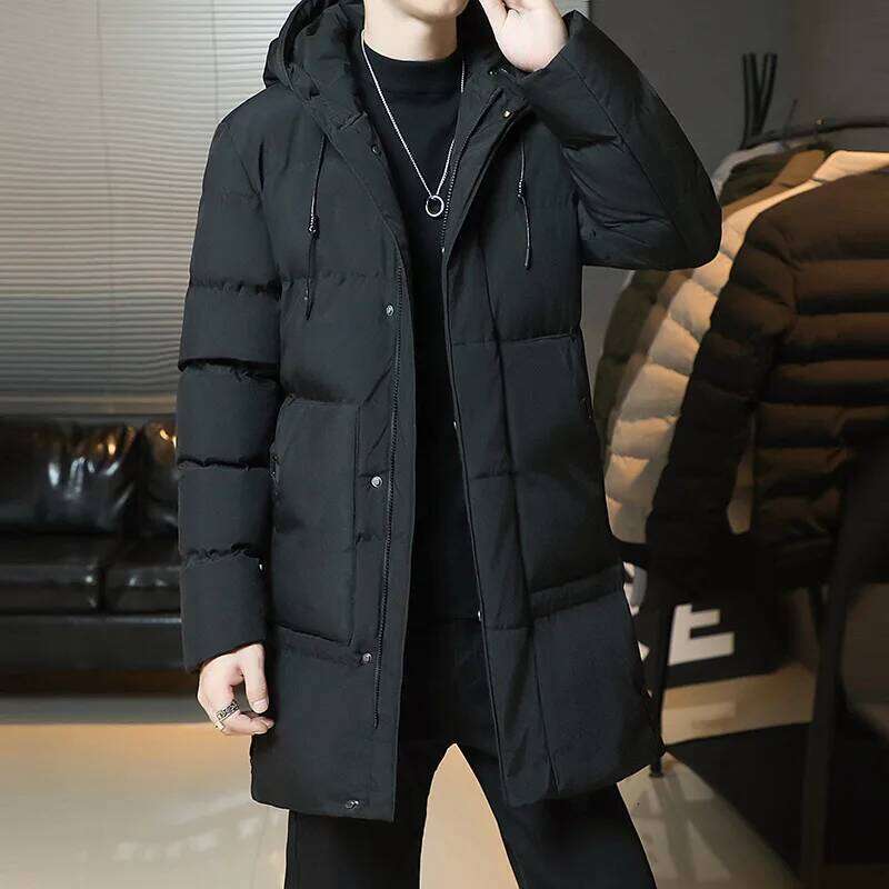 Men's Big Long Cotton Coat Jacket Thick Warm Parka Outwear Plus Size 8XL Heavy Duty Cold Weather Winter Clothes Men J260626 - view 1