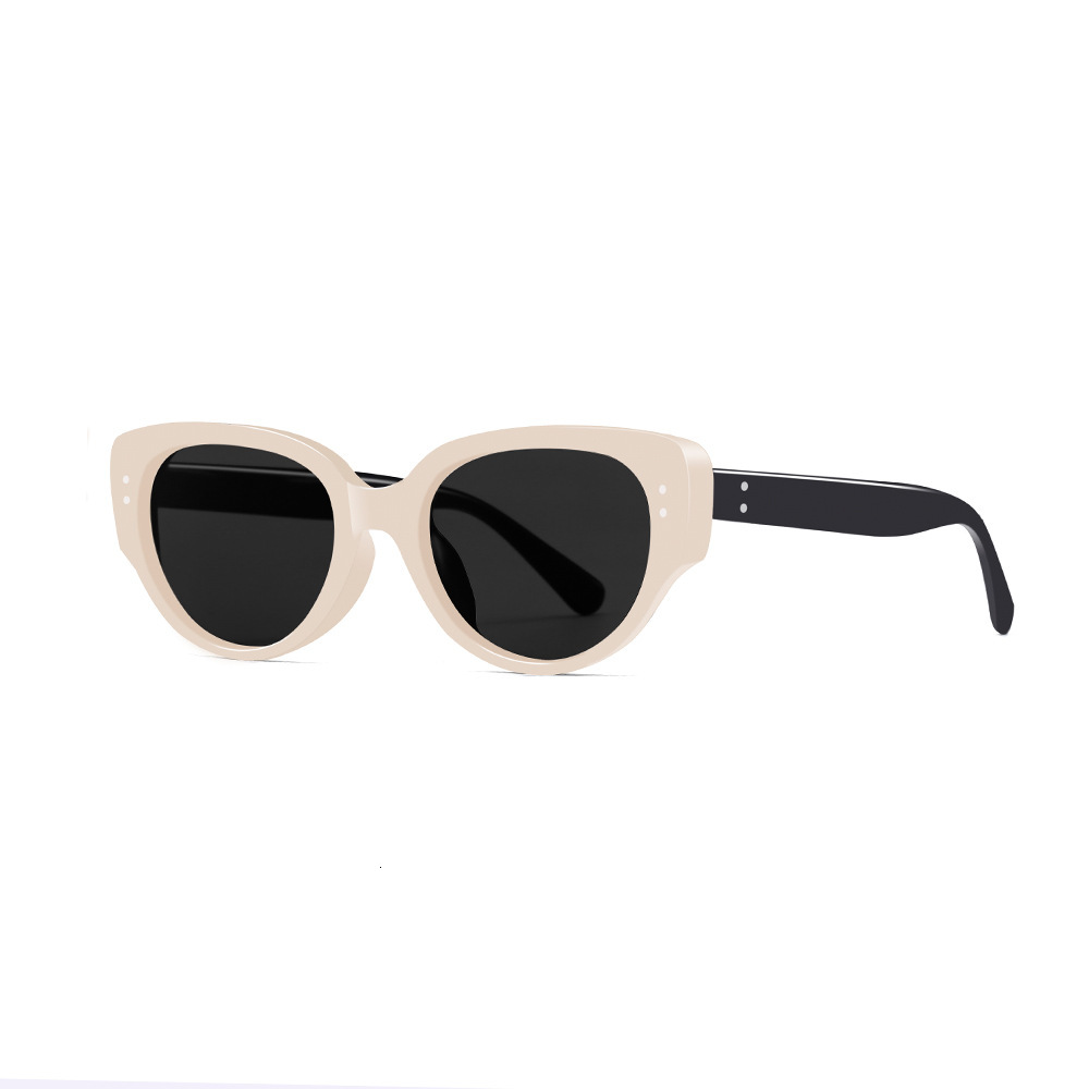 Vintage Hot Girl Internet Celebrity Cat Eye High-end Feel Women Summer Sun Protection Street Fashion Men Polarized Sunglasses wholesale - view 6