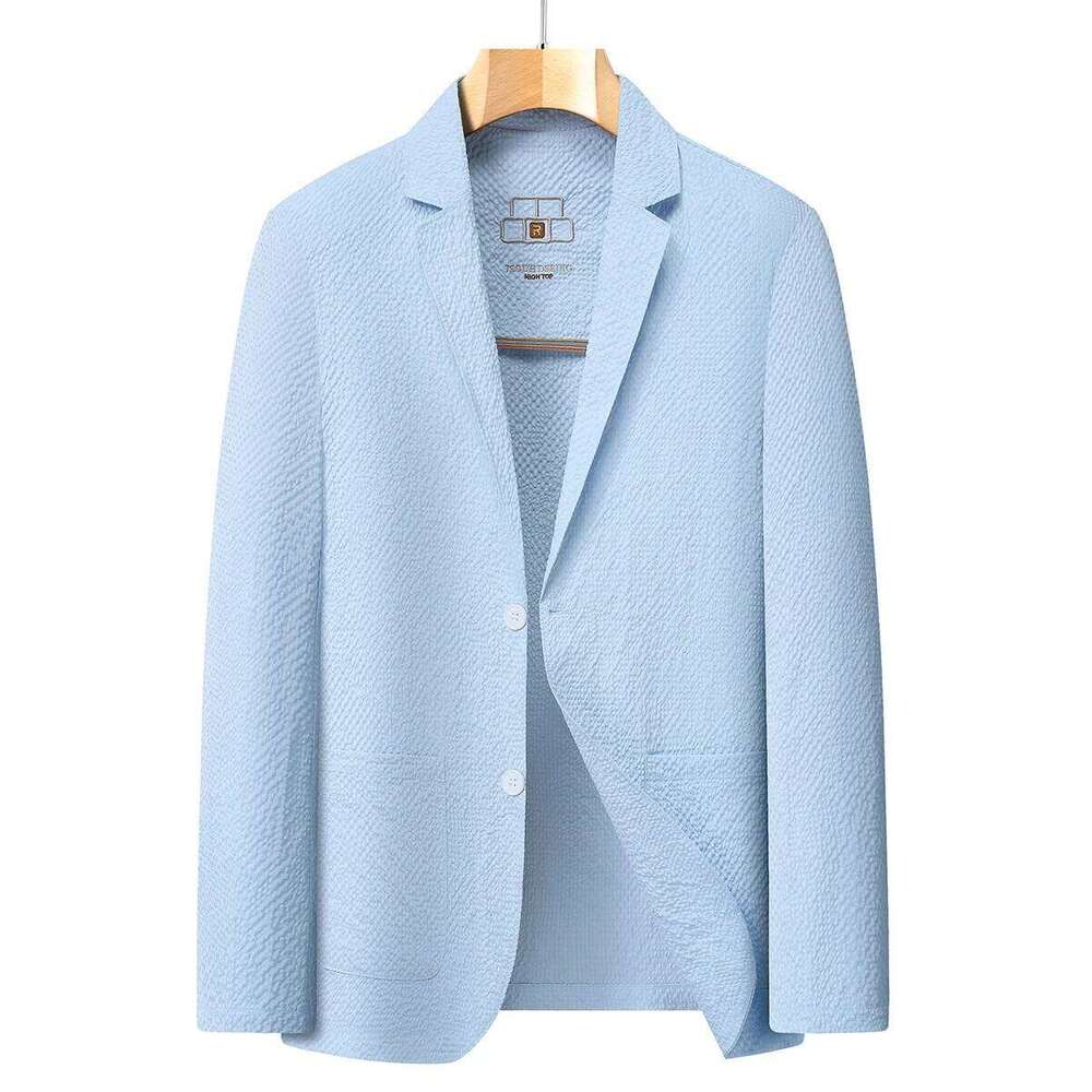 Men's Premium Blazer Top Spring New Summer Solid Color Cool Business Casual Sun Protection Jacket Minimalist Office Urban Wear 26L0626 - view 7