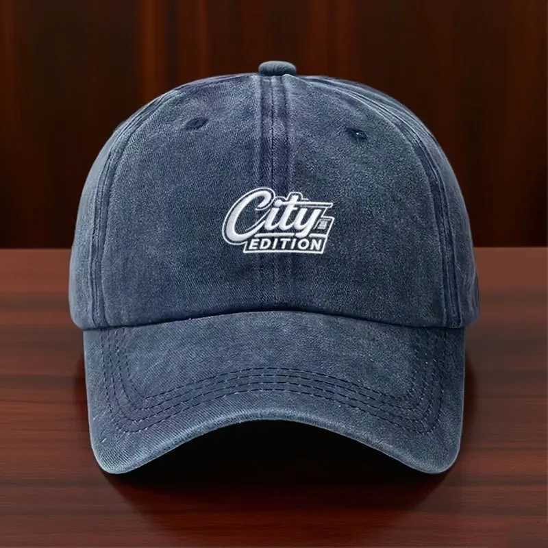 Washed Denim Baseball Vintage Men Women Breathable Curved Brim Hat Daily Outdoor Travel Sports Caps M260626 - view 4