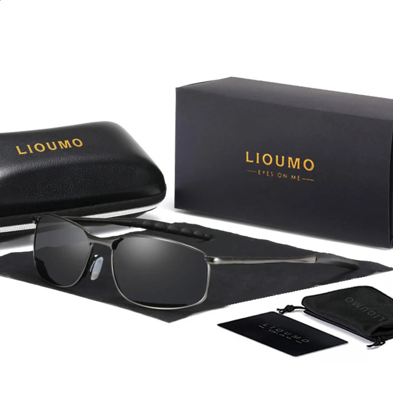 LIOUMO n Aviation Male Sunglasses Polarized Men Goggles Women Sun Glasses HD Driving Mirror Glasses oculos De Sol 260626