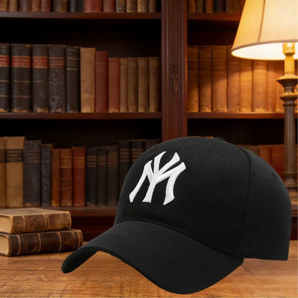 NY Letter Embroidery Baseball Unisex Adjustable Cotton Dad Hat Casual Sunscreen Peaked for Men Women Streetwear Sport M260626 - view 3